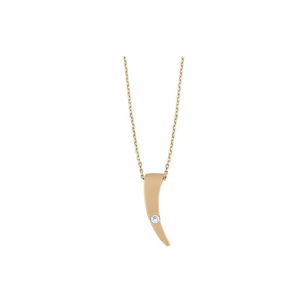 Altın Taşlı Rose Set Kolye