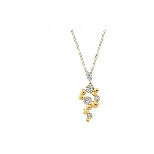 Altın Taşlı Set Kolye