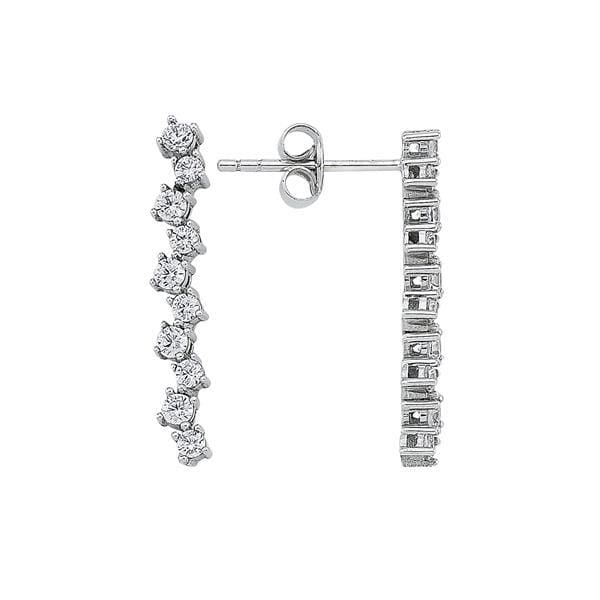 Altın Taşlı Set Küpe