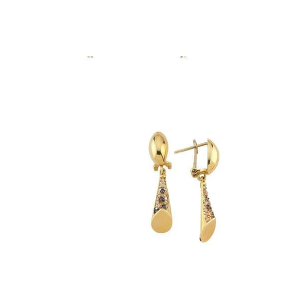 Altın Taşlı Set Küpe